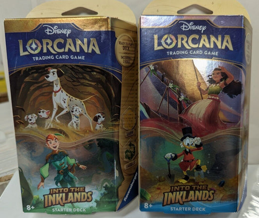 2 Starter Decks Bundle Disney Lorcana Into The Islands TCG Set