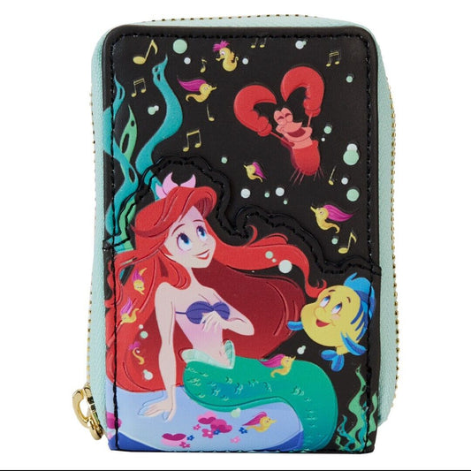 The Little Mermaid 35th Anniversary Life is the Bubbles Accordion Zip Wallet