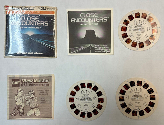 View Master Close Encounters Of The Third Kind Reels Complete Set