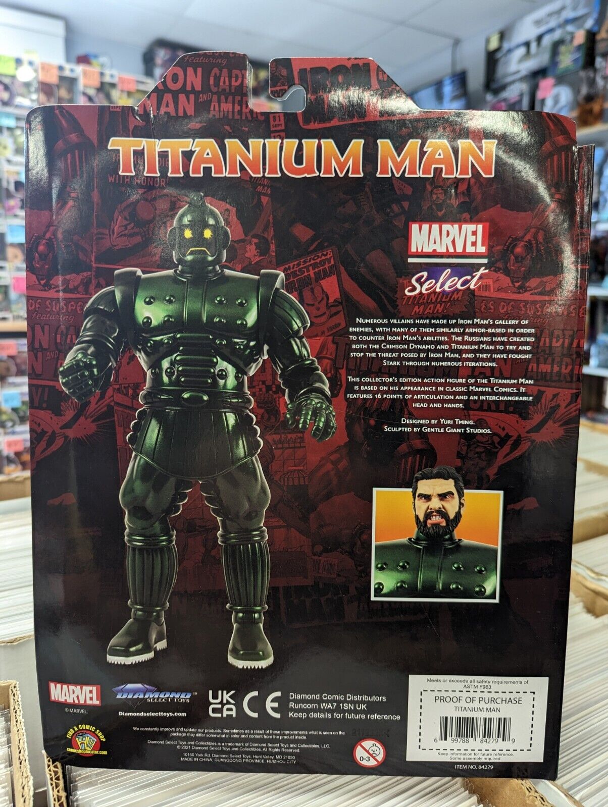Marvel Select Titanium Man Action Figure Diamond Select
