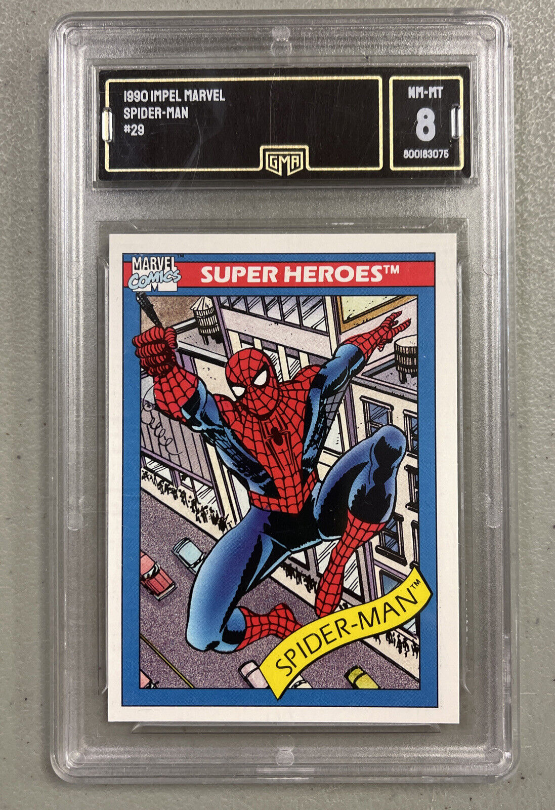 Marvel Super Heroes 1990 Spider-Man #29 GMA 8