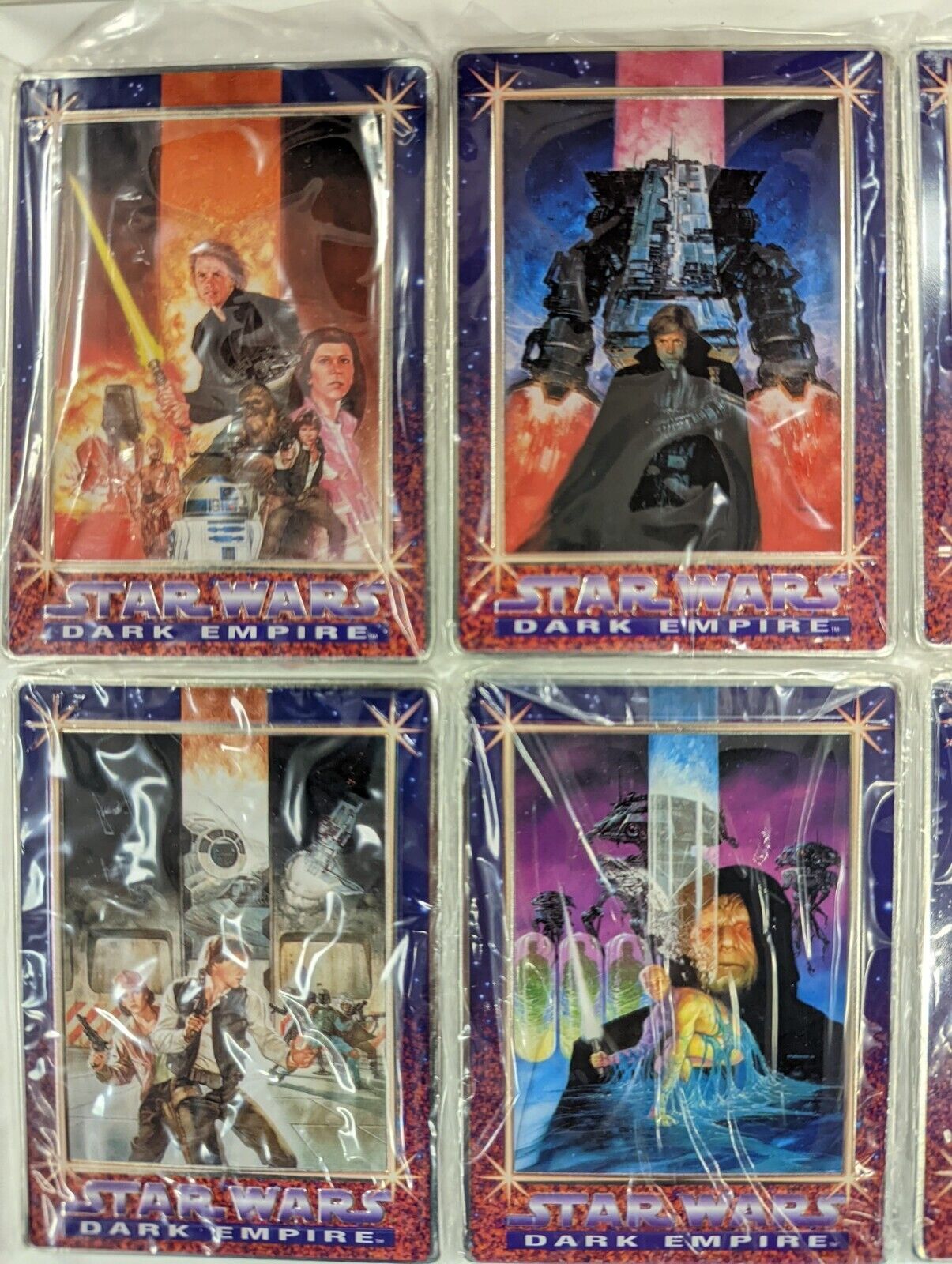 Star Wars Dark Empire Embossed Metal Collector Cards Metallic Impressions