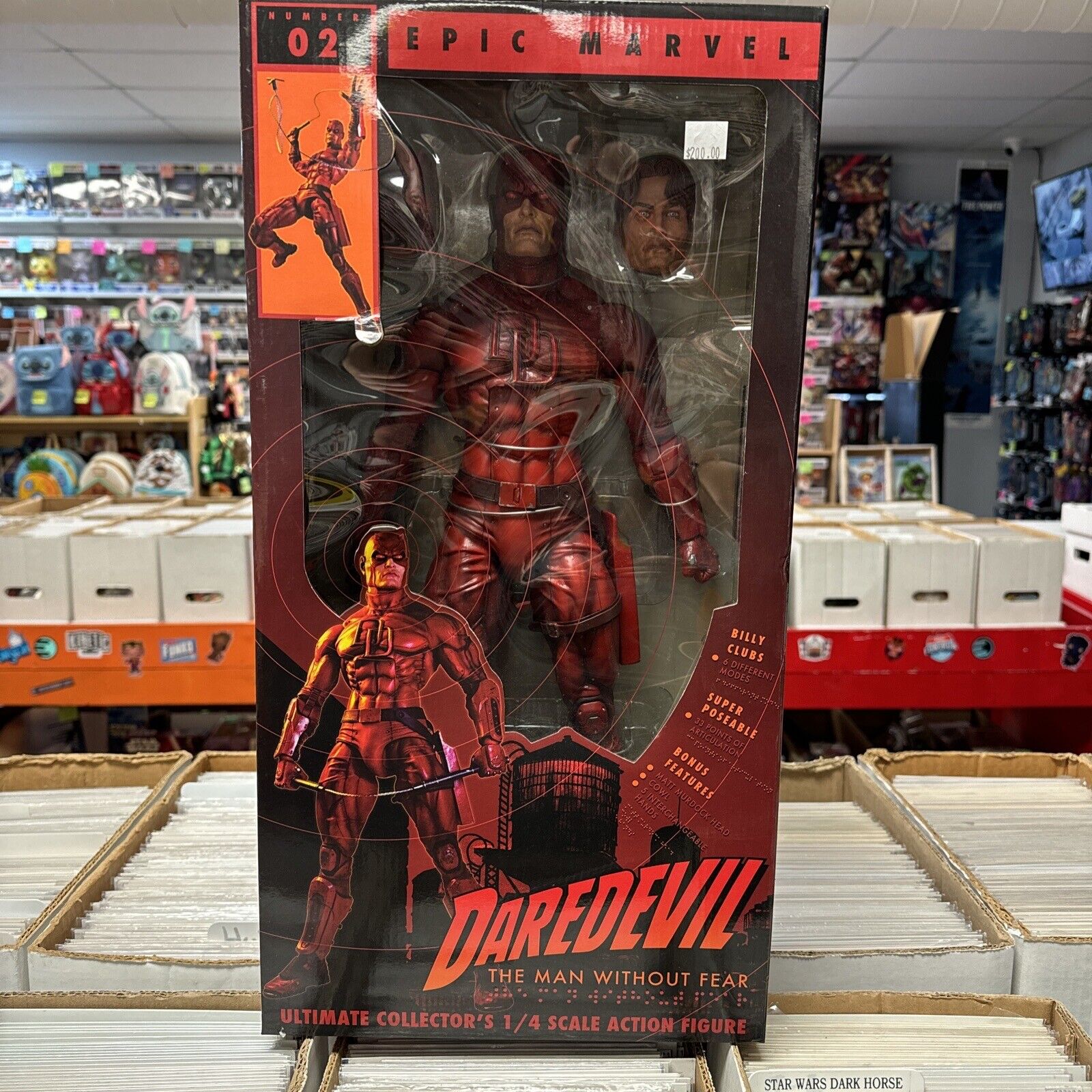 Daredevil 1/4 Scale Action Figure NECA Marvel Epic Edition – Pops 