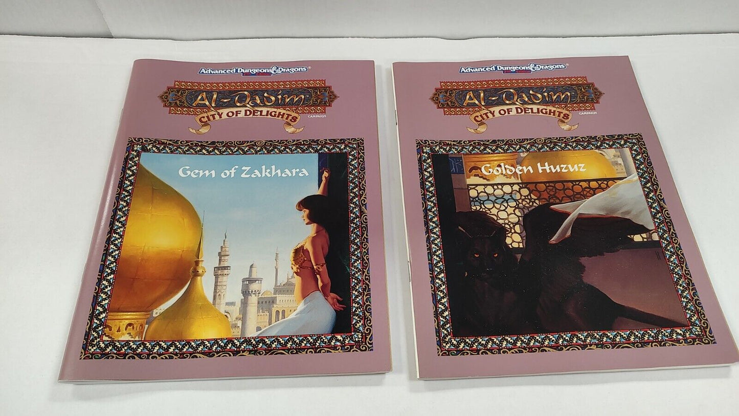 Advanced Dungeons & Dragons 2nd Edition Al-Qadim City Of Delights Adventure Set