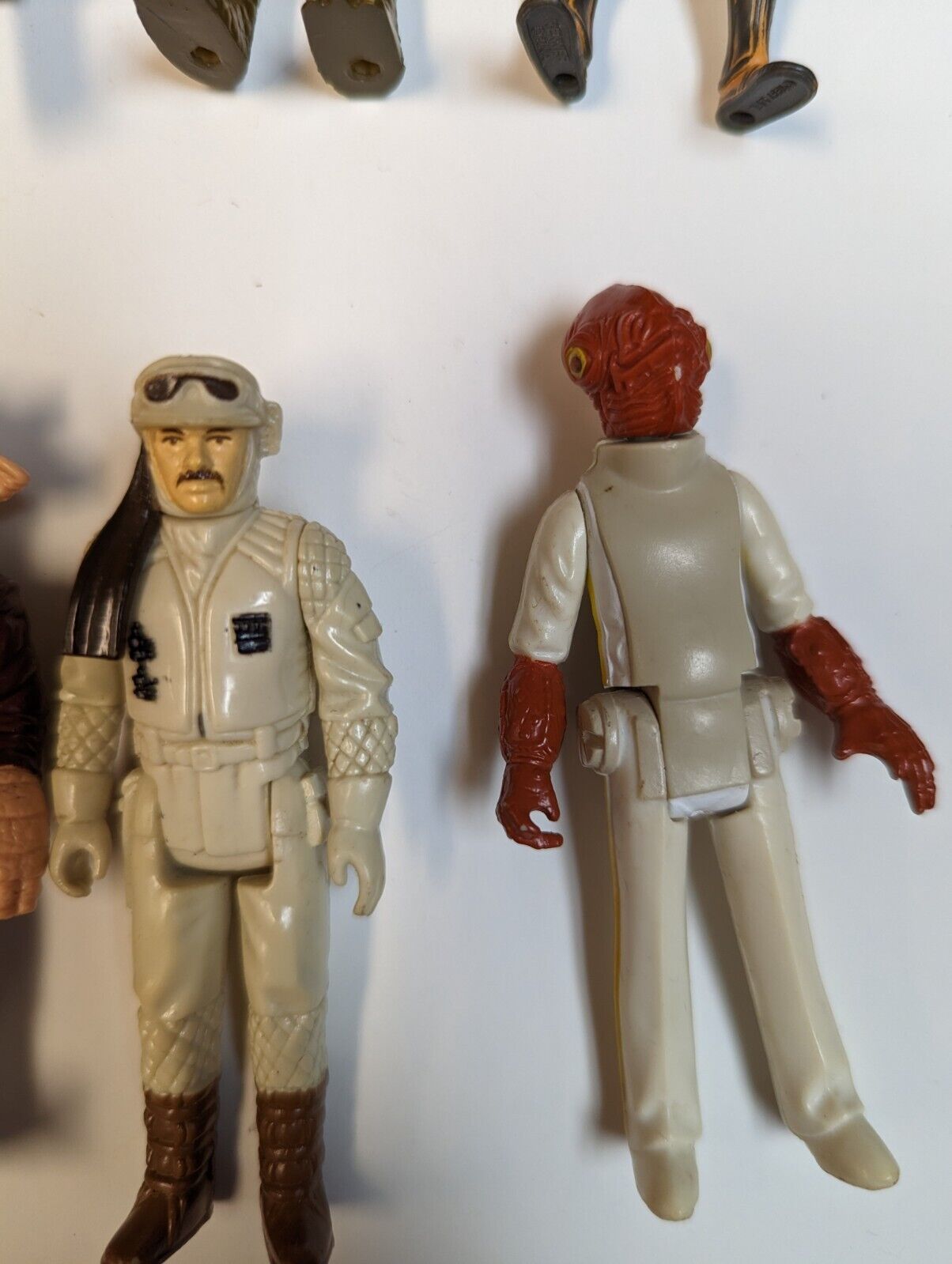 Vintage Star Wars Toy Lot 1982 1983 Ackbar Bib Fortuna Lando