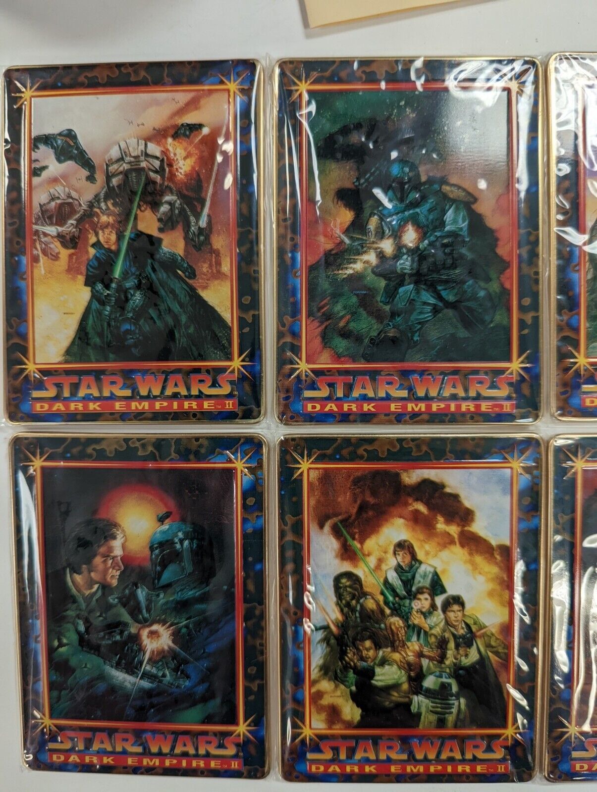 Star Wars Dark Empire II Embossed Metal Collector Cards Metallic Impressions