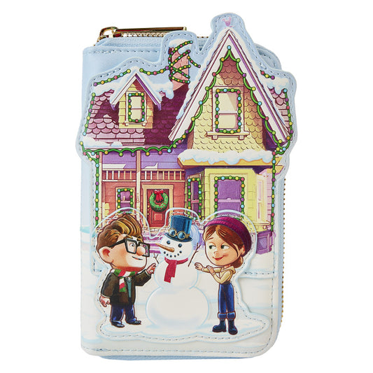 Loungefly Up House Holiday Zip Around Wallet
