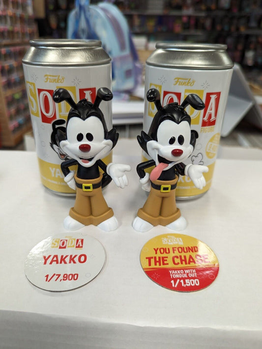 Funko Soda Set Yakko 1/7900 and Yakko with Tongue Out Chase 1/1500