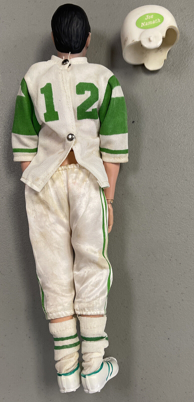 1970 Mego Joe Namath 12” Action Figure With Wardrobe Accessories Collection