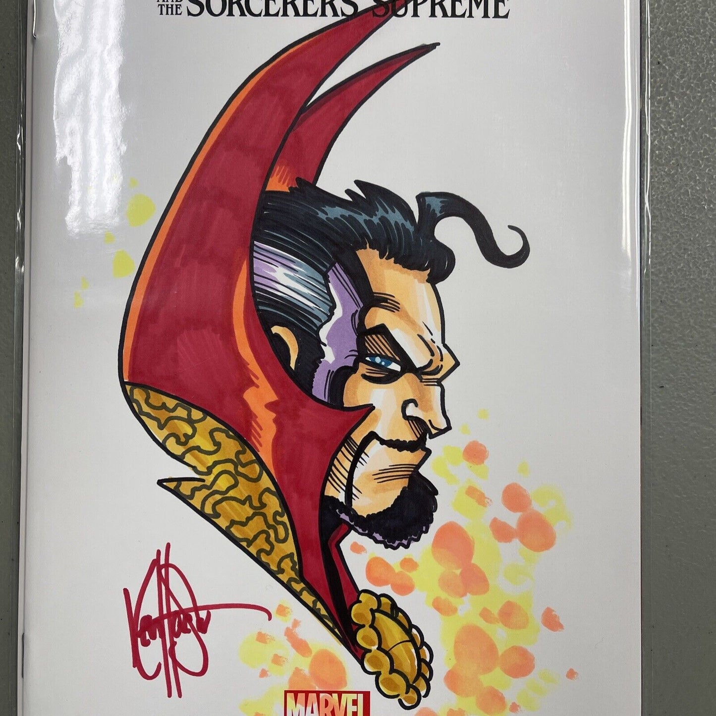 Doctor Strange And The Sorcerers Supreme 1 Dynamic Forces Hauser Sketch Cover