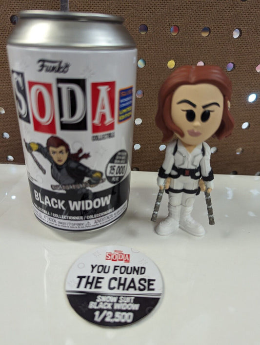 Funko Soda Black Widow Snow Suit Chase 1/2500 Vinyl Figure