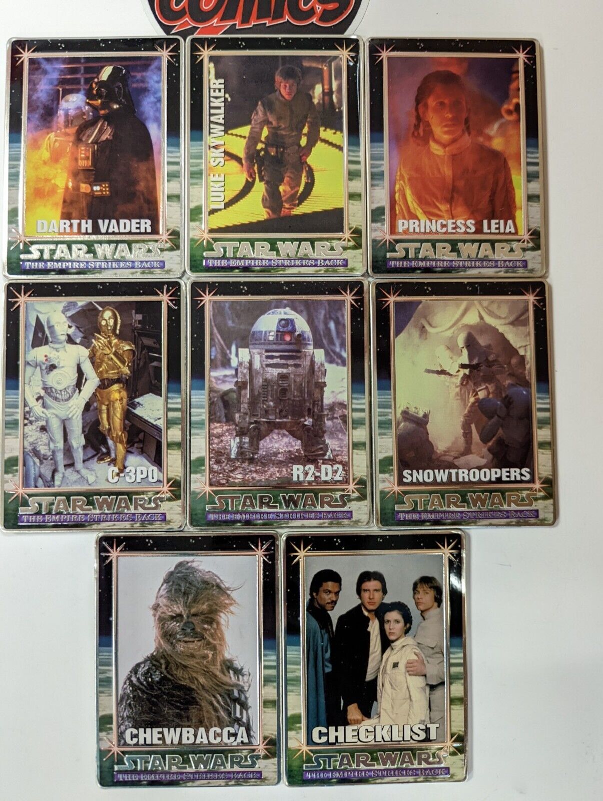Star Wars Empire Strikes Back Series 2 Metallic Impressions Collector Cards