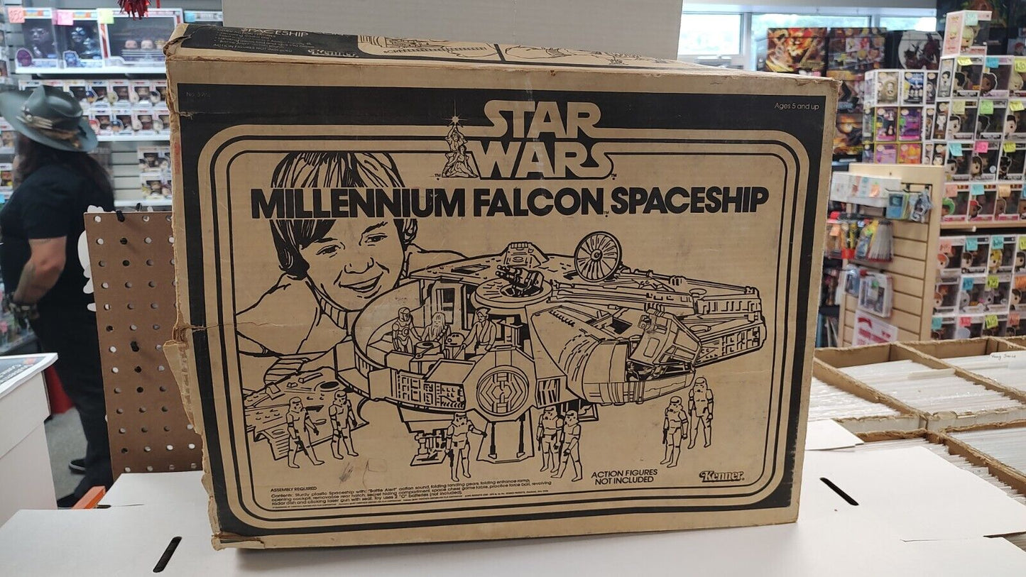 Vintage Star Wars 1977 Millinium Falcon Kenner With Box