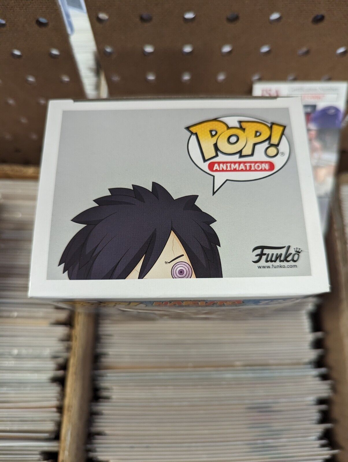 Funko Pop Madara Reanimation 722 GameStop Naruto Shippuden Signed With JSA CoA