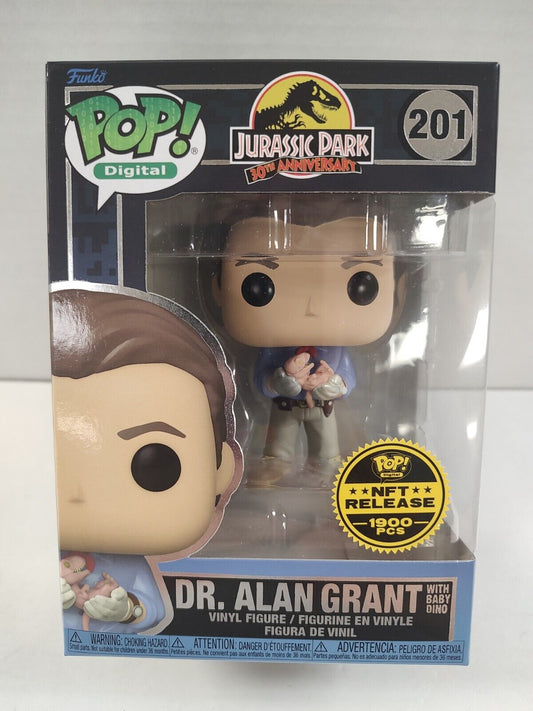 Jurassic Park 30th Anniversary Dr. Alan Grant With Baby Dino 201 N F T 1900 pcs