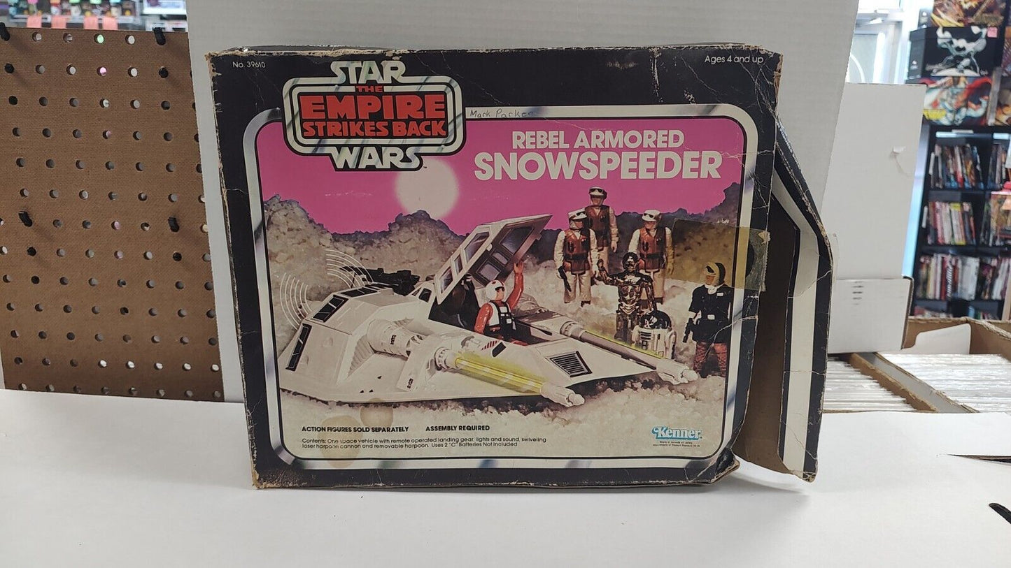 Vintage Star Wars 1980 Snowspeeder Kenner With Box