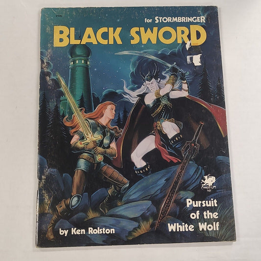 For Stormbringer Black Sword Pursuit Of The White Wolf Chaosium Inc. 2105