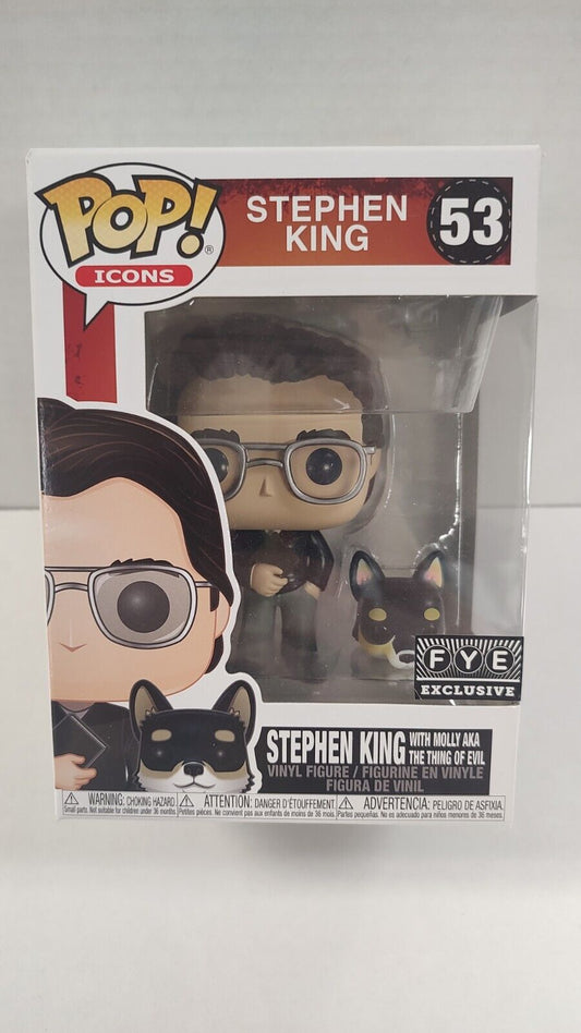 Funko Pop Stephen King With Molly Aka The Thing Of Evil 53 FYE Exclusive