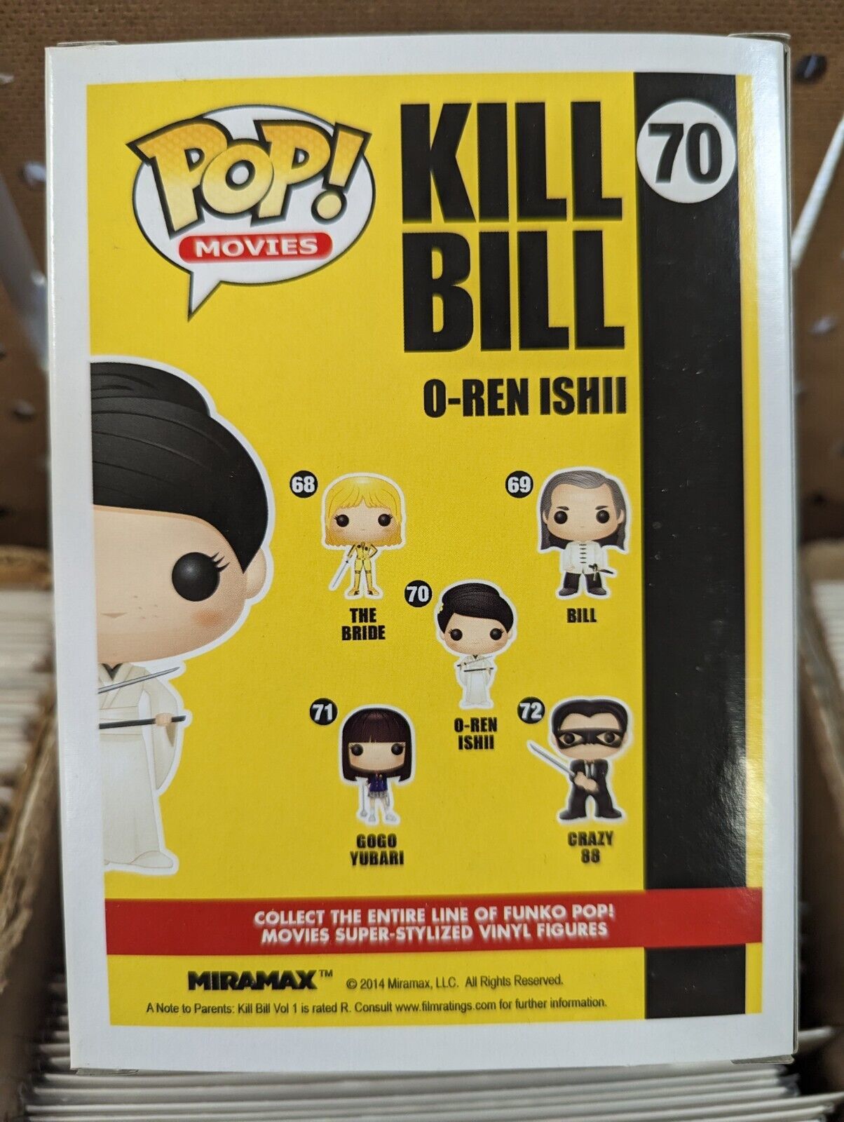 Funko Pop O-Ren Ishii 70 Kill Bill