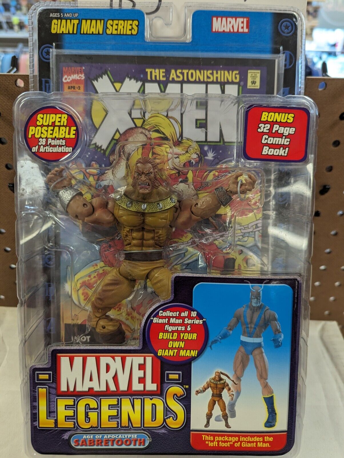 Marvel Legends Sabretooth Toy Box Giant Man Series