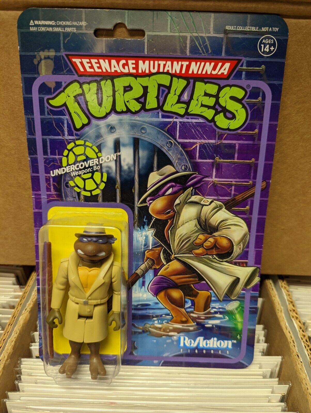 Super7 Teenage Mutant Ninja Turtles Undercover Don ReAction Figures