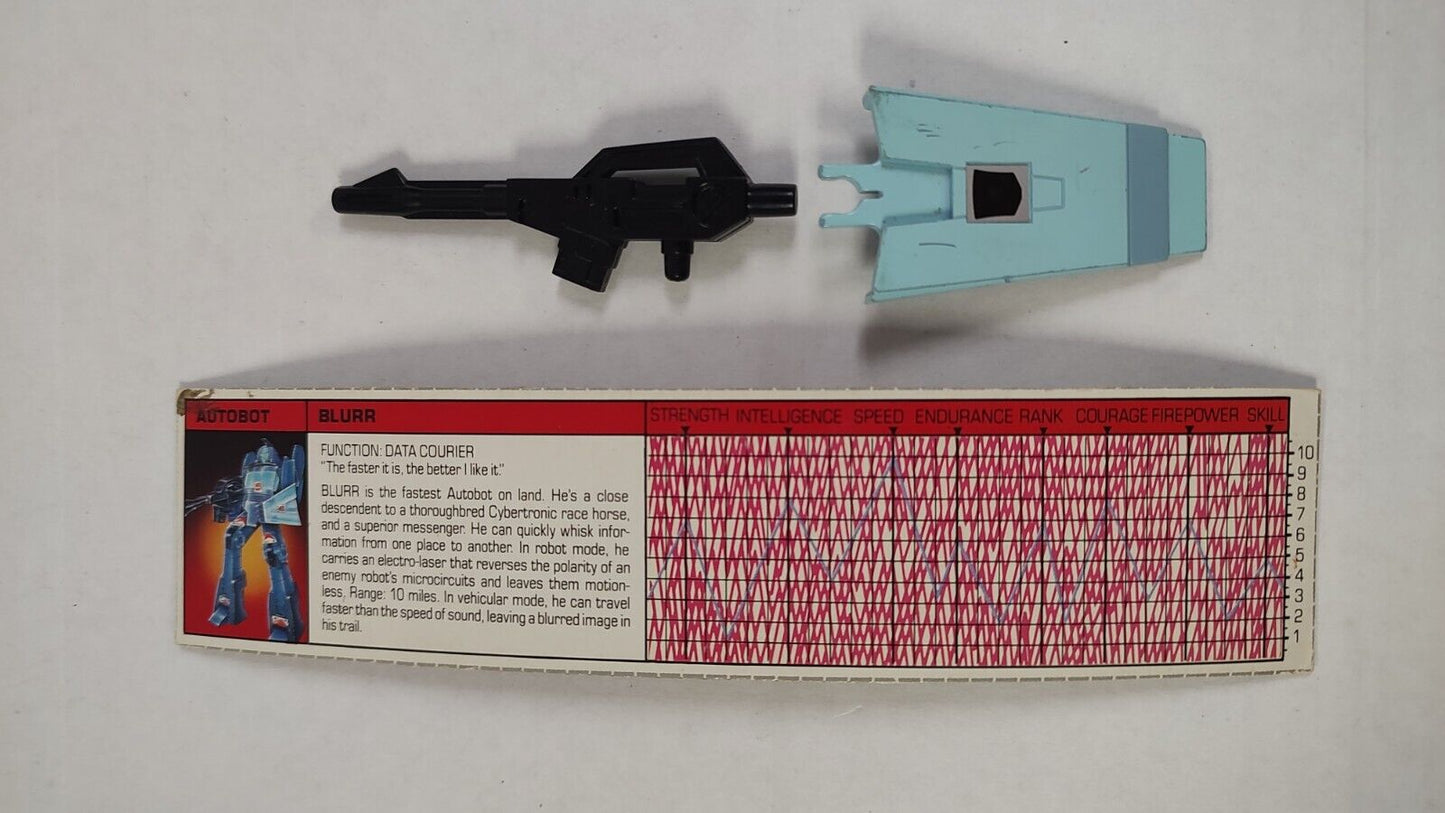 Transformers G1 Blurr Out Of Box Loose