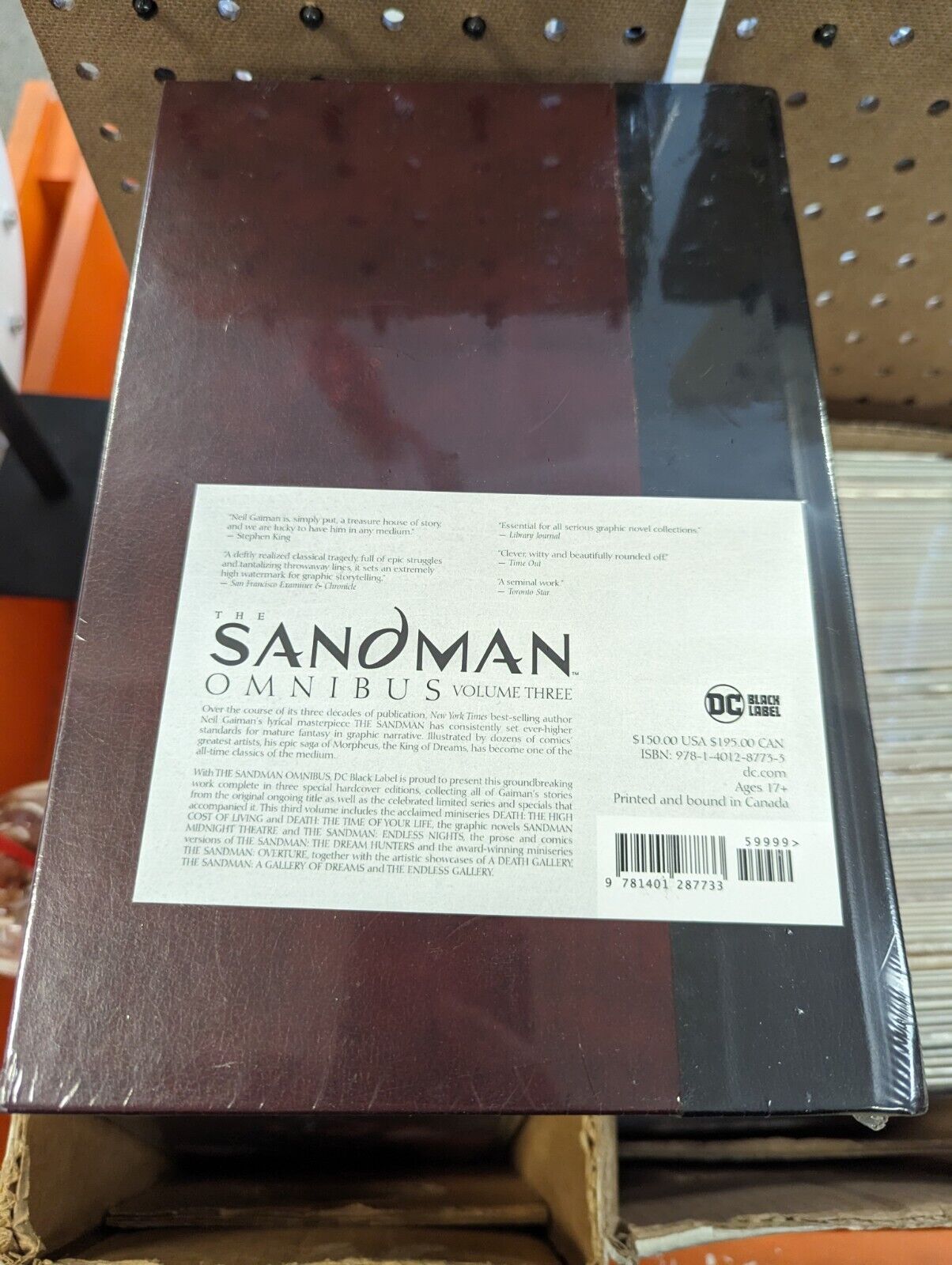 DC Comics The Sandman Omnibus Volume 1 2 And 3 Hardcover Neil Gaiman