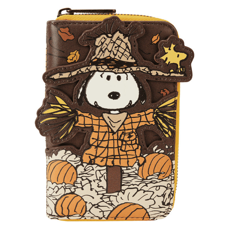 Loungefly Peanuts Snoopy Scarecrow Cosplay Zip Around Wallet