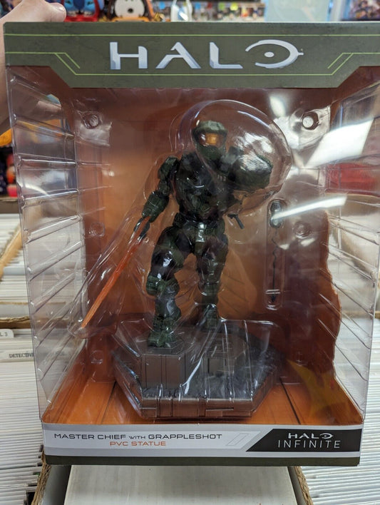 Halo Infinite Master Chief With Grappleshot PVC Statue
