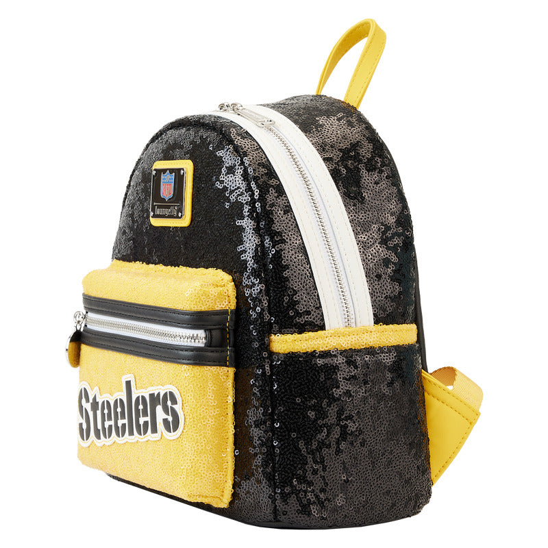 Loungefly NFL Pittsburgh Steelers Sequin Mini Backpack