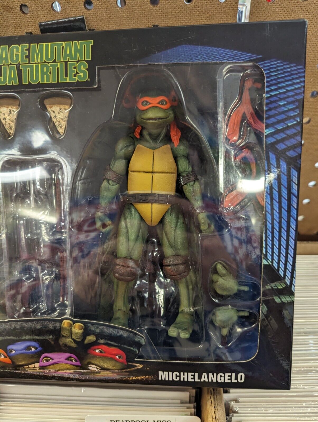 NECA TMNT Movie Raphael & Michelangelo Teenage Mutant Ninja Turtles