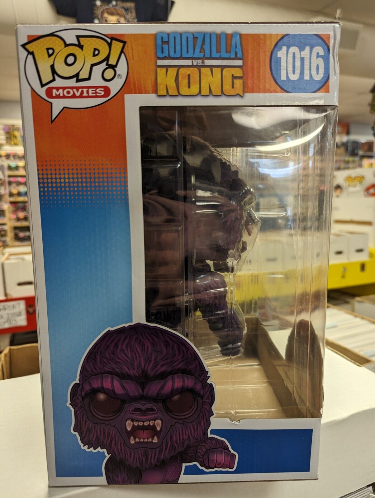 Funko Pop Neon City Kong 1016 Godzilla Vs Kong Walmart Exclusive 10 Inch
