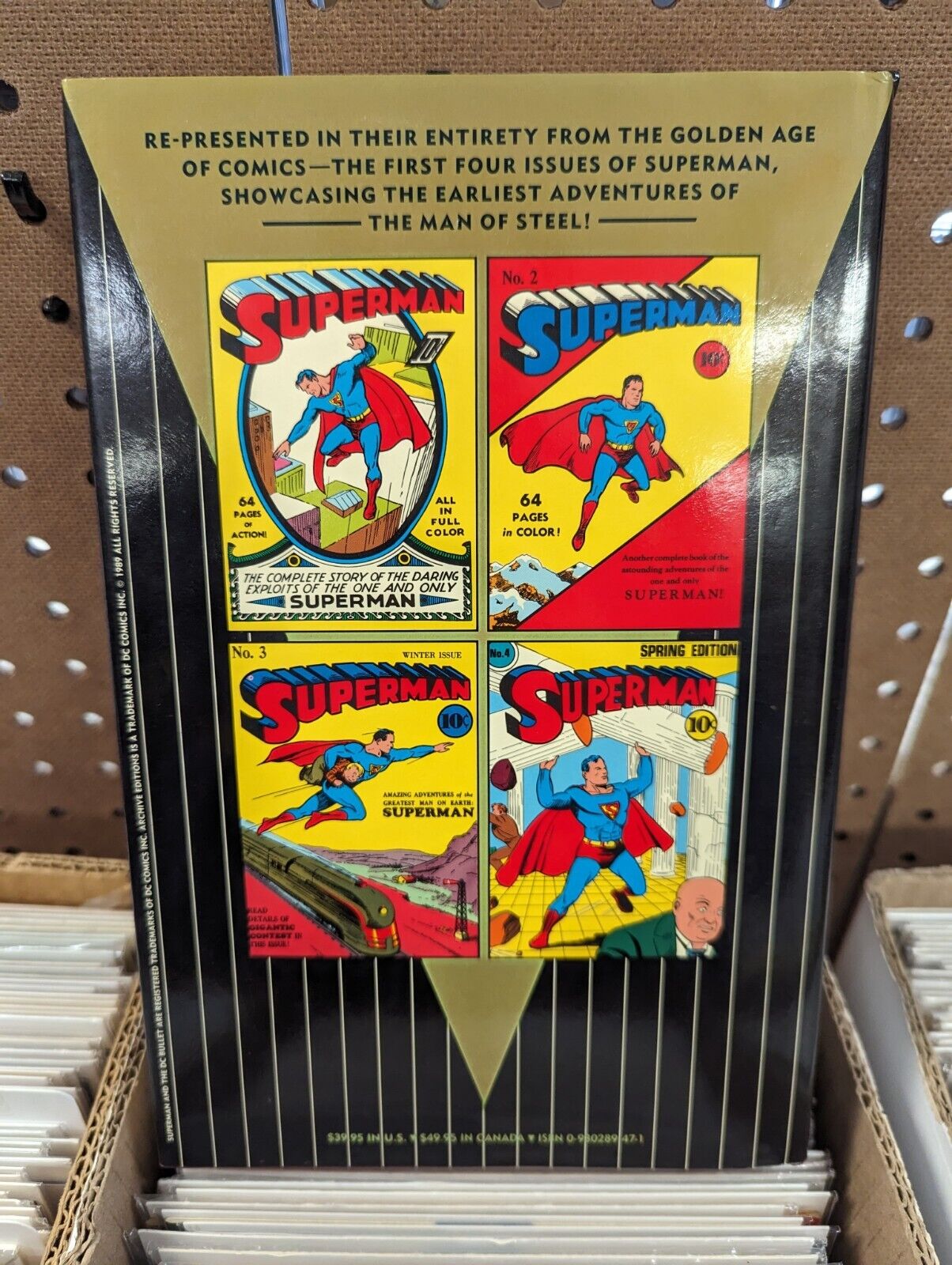 DC Comics Superman Archives Volume 1 Graphic Novel 1989