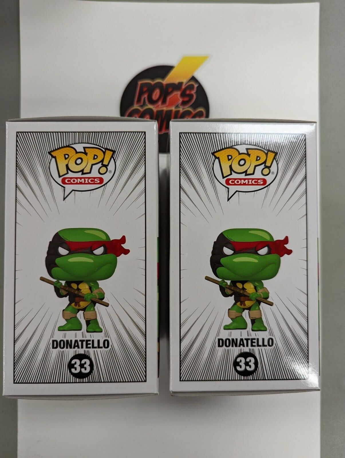 Funko Pop Set Donatello 33 Previews Exclusive & Chase TMNT Eastman and Laird
