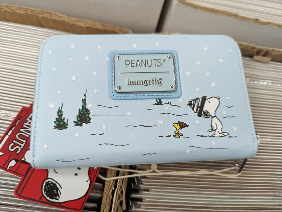 Loungefly Peanuts Charlie Brown Ice Skating Zip-Around Wallet