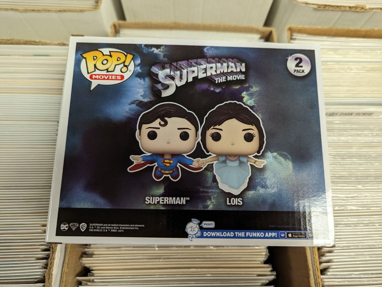 Funko Pop Superman And Lois Flying 2 Pack Zavvi Exclusive