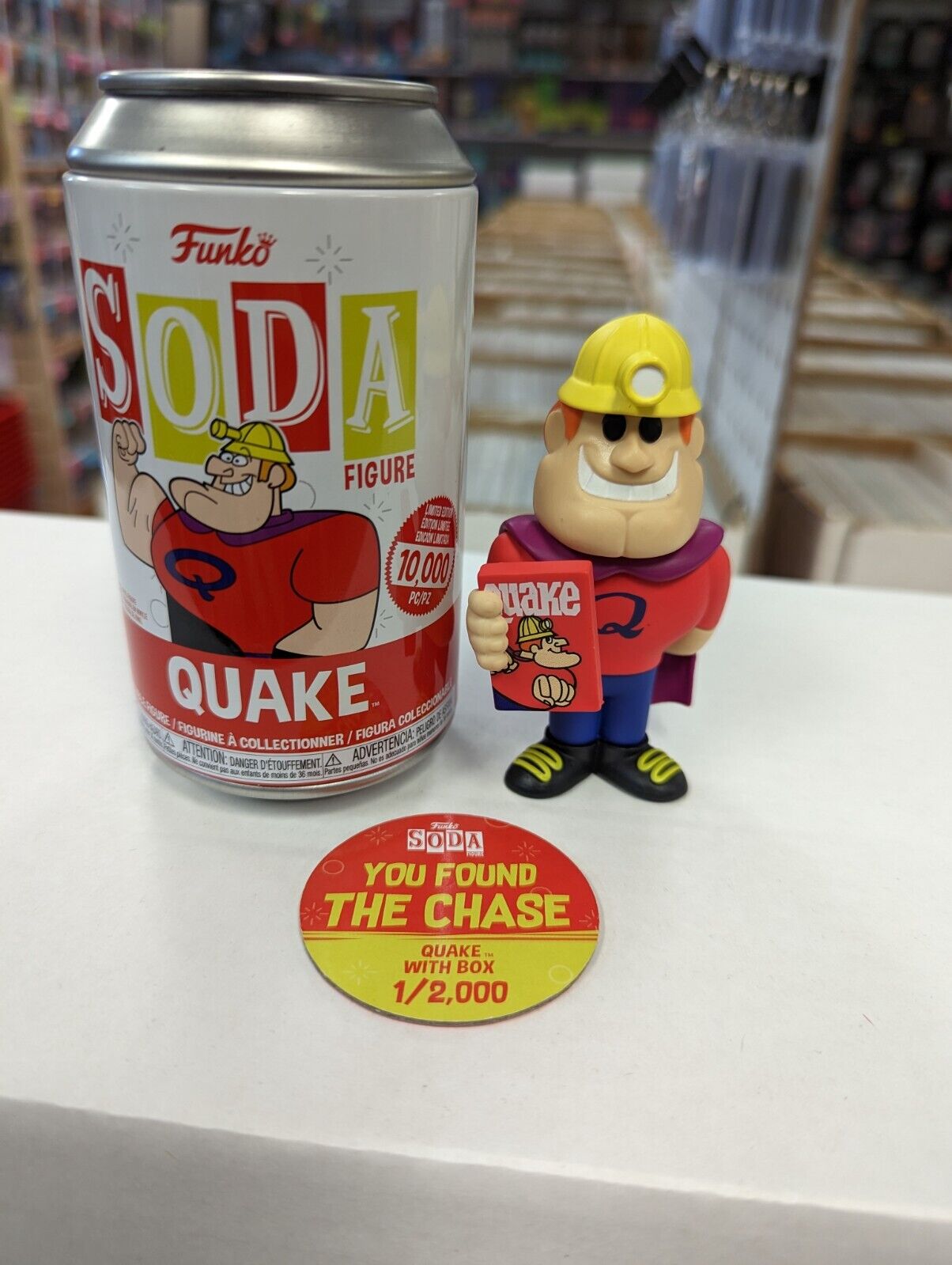 Funko Soda Quake With Box Chase 1/2000