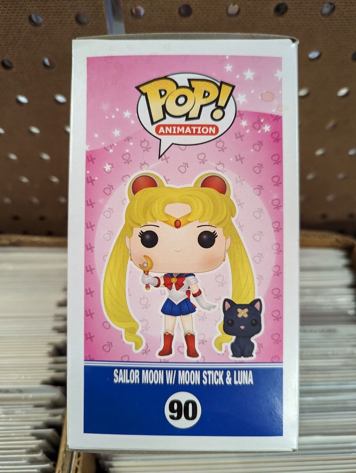 Funko Pop Sailor Moon With Moon Stick And Luna 90 Hot Topic *Missing Luna*