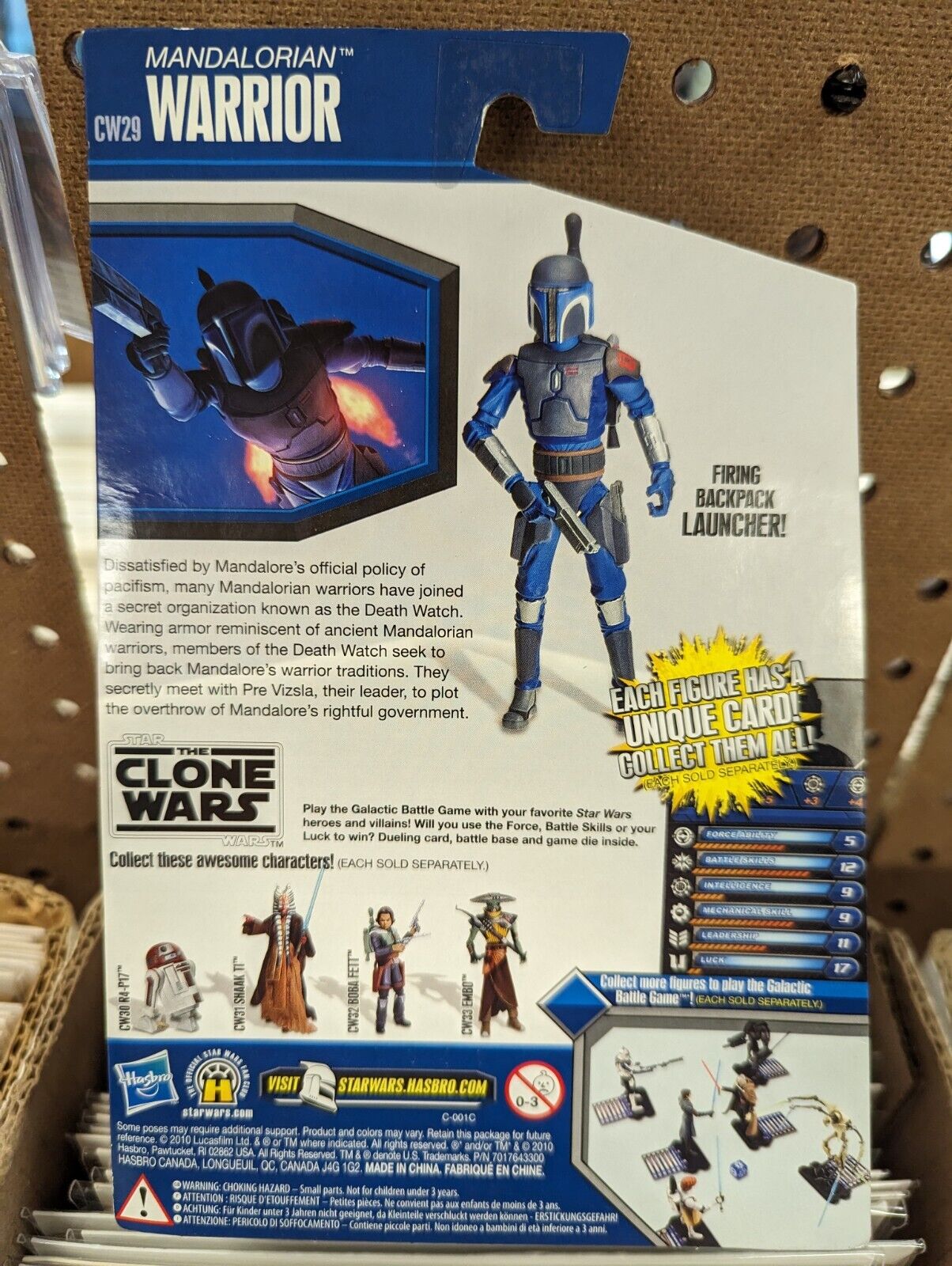 Star Wars The Clone Wars Mandalorian Warrior CW29 Figure