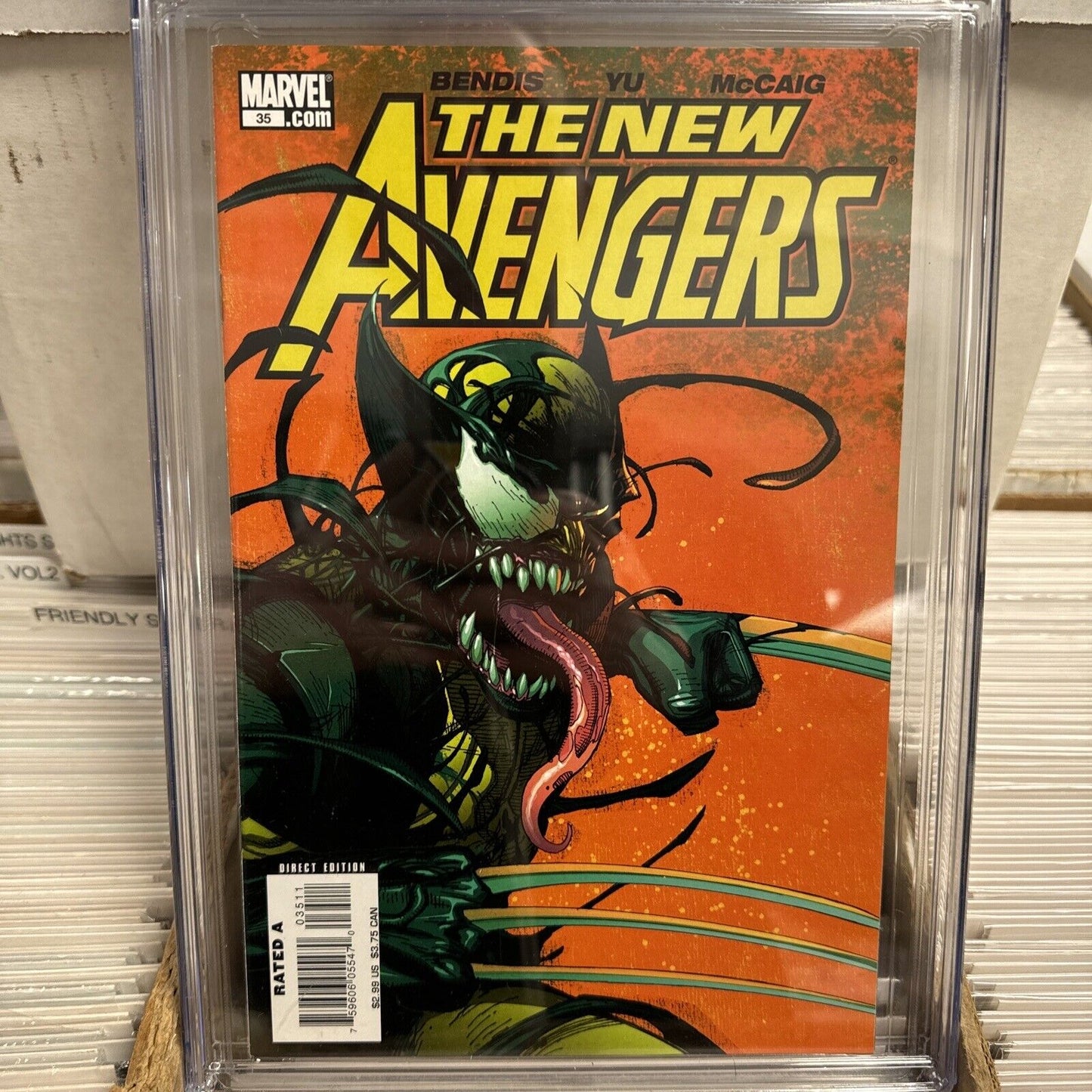 New Avengers 35 CGC 9.6 Venomized Wolverine