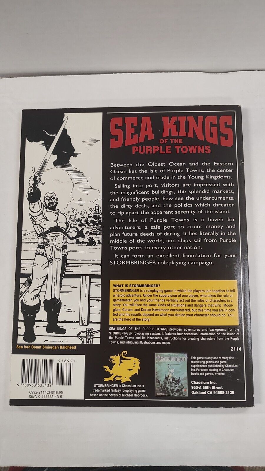 Sea Kings Of The Purple Towns A Stormbringer Adventure 2114