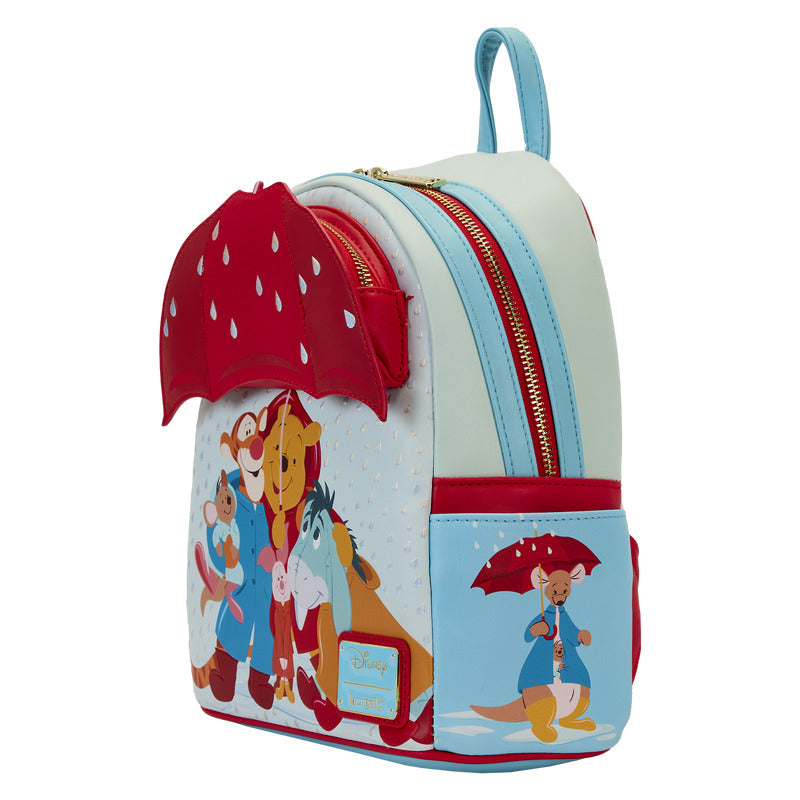 Loungefly Winnie the Pooh & Friends Rainy Day Mini Backpack