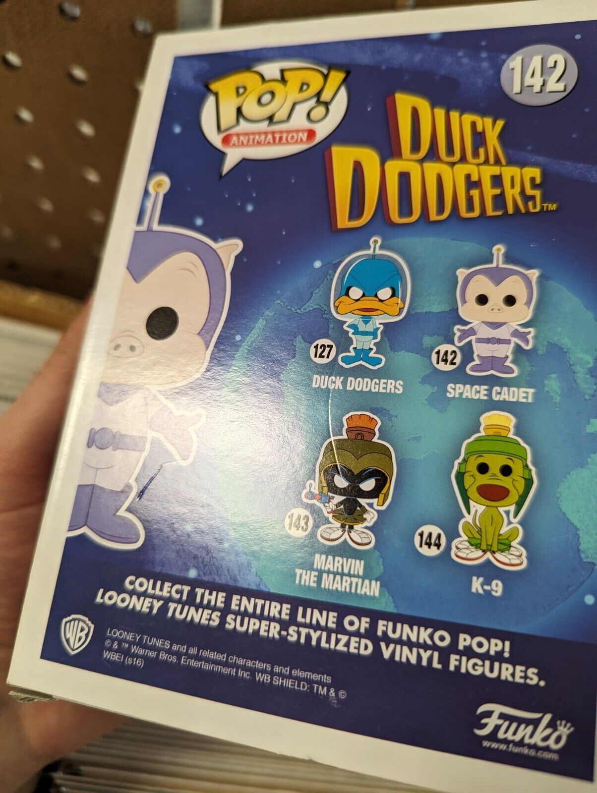 Funko Pop Space Cadet 142 Chase Duck Dodgers