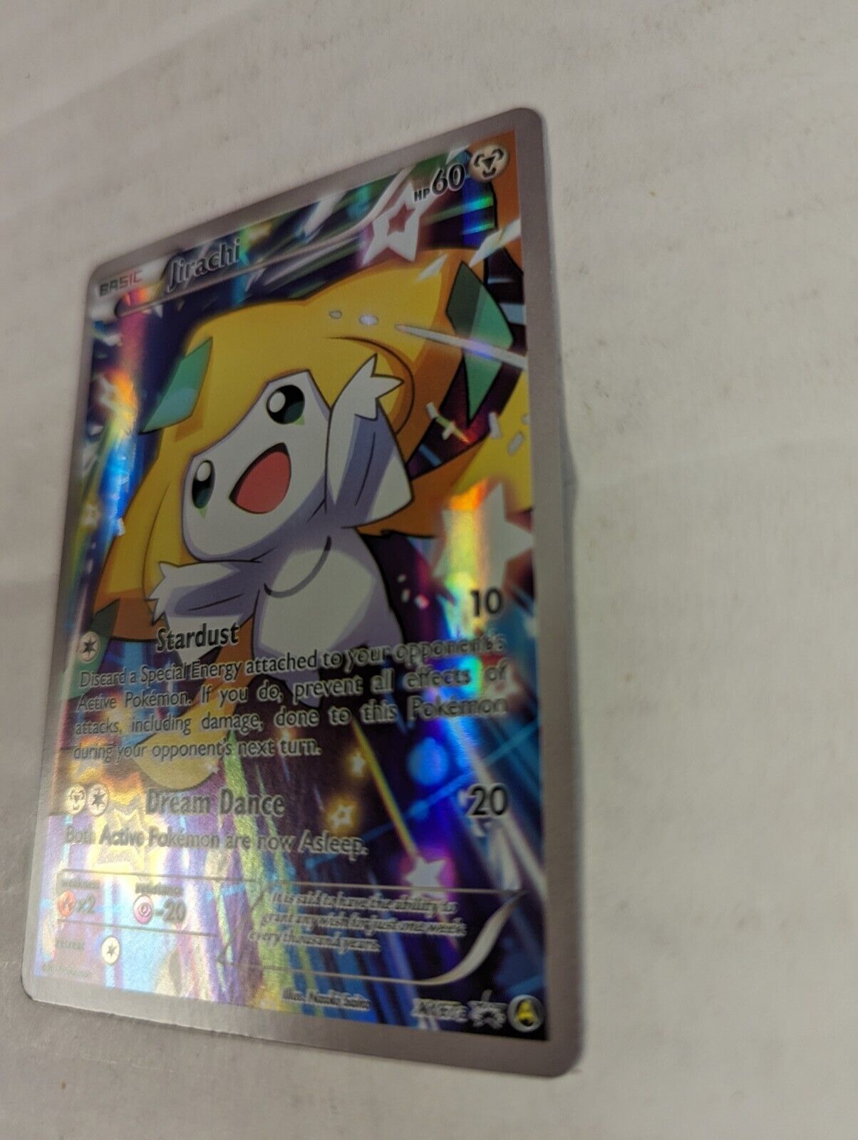 Pokemon TCG Jirachi XY67a Black Star Promo Card LP Lightly Played