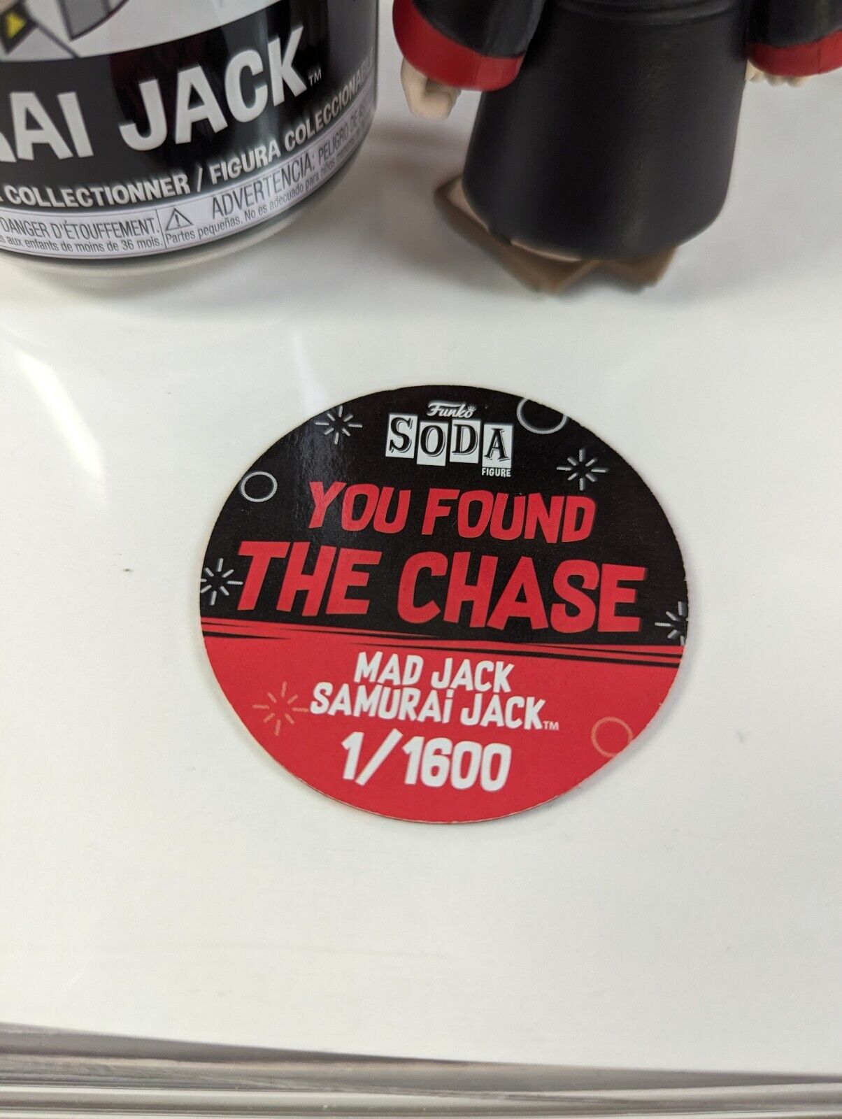 Funko Soda Mad Jack Samurai Jack Chase 1/1600