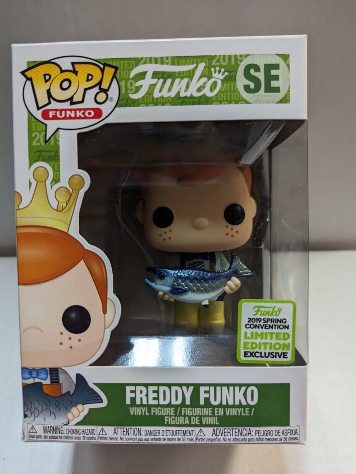 Funko Pop Freddy Funko SE Fish 2019 Spring Convention