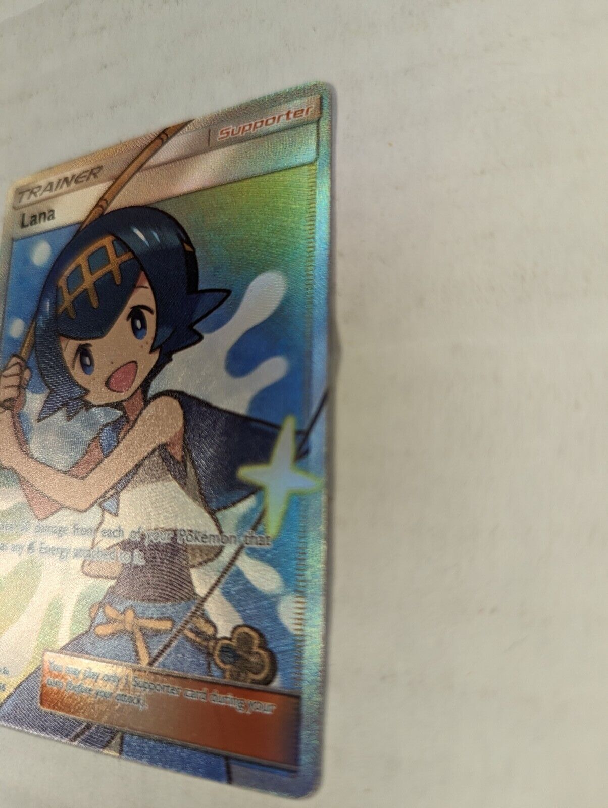 Pokemon TCG Lana 150/156 Full Art Card Sun & Moon Ultra Prism Near Mint