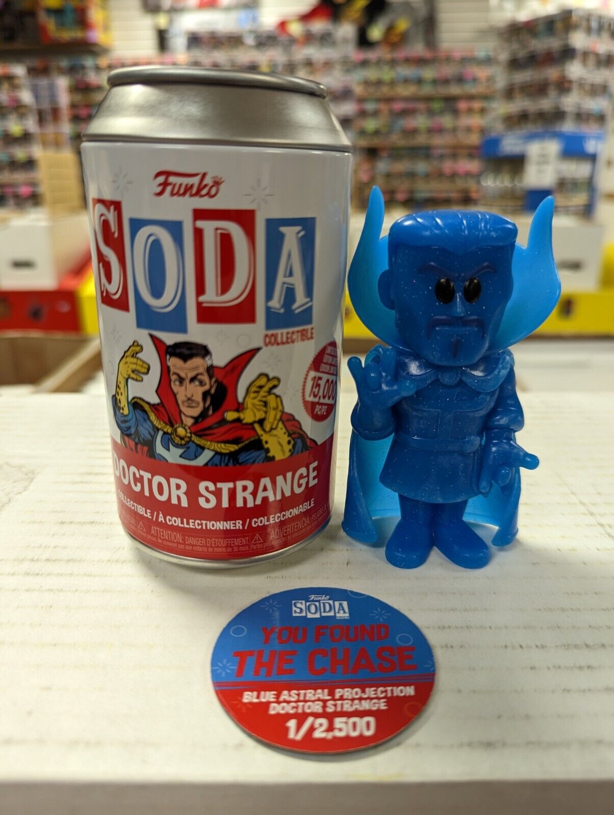 Funko Soda Doctor Strange Blue Astral Projection Chase 1/2500
