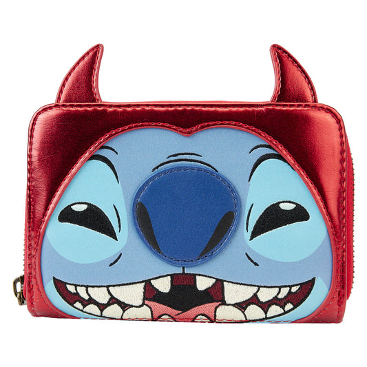Loungefly Stitch Devil Cosplay Zip-Around Wallet