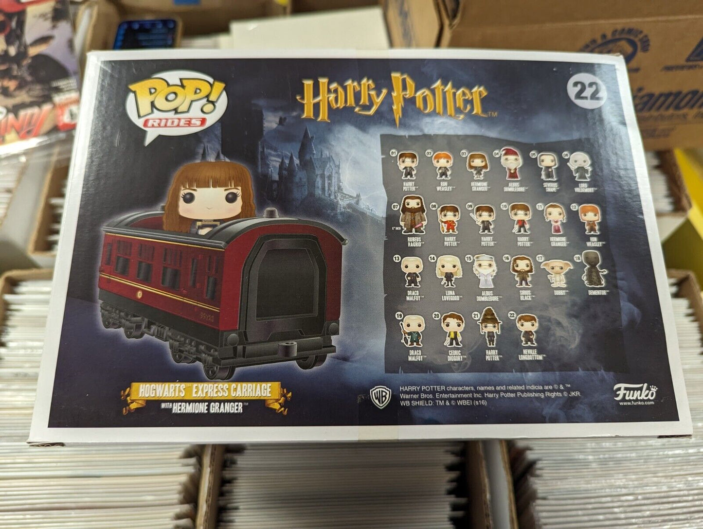 Funko Pop Hogwarts Express Carriage With Hermione Granger 22 Harry Potter